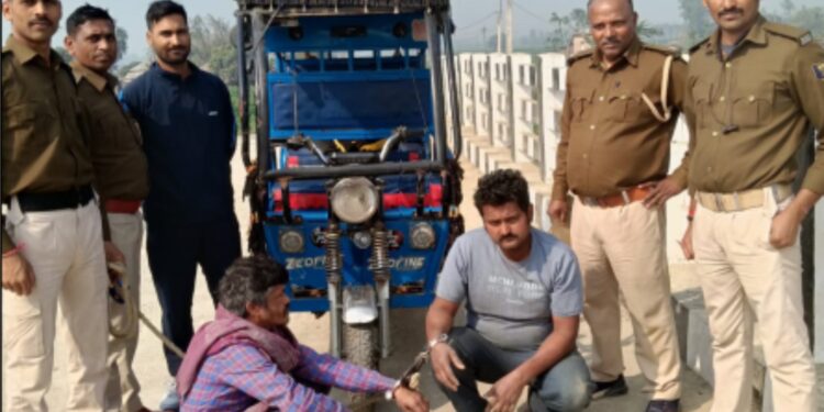 کٹیہار میں 41.800 لیٹر غیر قانونی شراب کے ساتھ دو ملزمان گرفتار