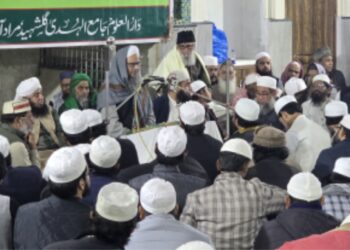 جامع الہدیٰ گلشہید مرادآباد میں جلسہ دستار بندی