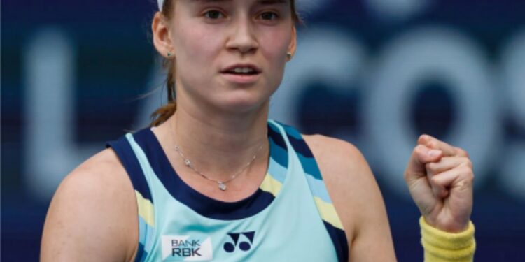 آسٹریلین اوپن کی نئی ملکہ ایلینا ریباکینا کی دبئی ٹینس چیمپئن شپ میں توجہ کا مرکز ہوں گی