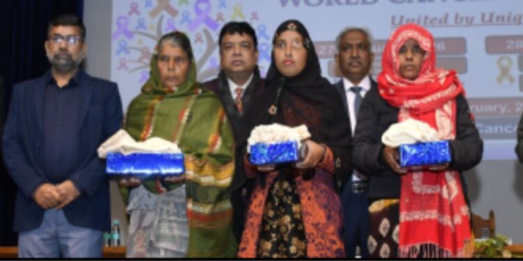 اے ایم یو میں عالمی یومِ کینسر پر بیداری مہمات، تعلیمی سرگرمیوں اور کینسر سے صحت یاب افراد سے ملاقات کا اہتمام