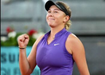 دبئی ٹینس چیمپئن شپ: امانڈا انیسیمووا کا بڑا اپ سیٹ، دفاعی چیمپئن میرا اینڈریوا کو ہرایا