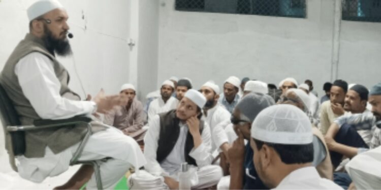 رمضان المبارک محض بھوکا پیاسا رہنے کا نہیں، بلکہ تمام زندگی کو شریعت کے سانچے میں ڈھالنے کا نام ہے : مولانا امین الحق عبداللہ قاسمی