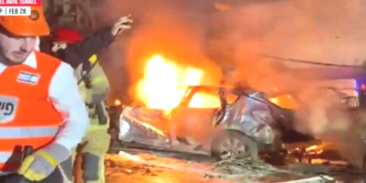 ایران کا جوابی وار: تل ابیب میں 40 عمارتیں تباہ، سینکڑوں اسرائیلی شہری بے گھر