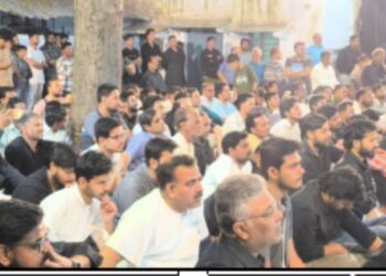 علی سوسائٹی کے زیر اہتمام مجلس شہادت امام علی علیہ السلام کا انعقاد