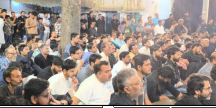 علی سوسائٹی کے زیر اہتمام مجلس شہادت امام علی علیہ السلام کا انعقاد