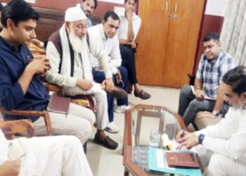 ممبر اسمبلی آفتاب احمد نے اڈبراجتماع کے لیے ضروری سہولیات کے سلسلے میں عہدیداروں کے ساتھ کی میٹنگ
