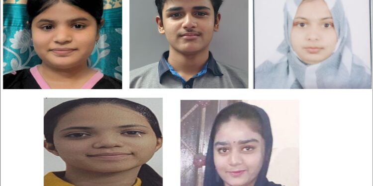 سی بی ایس ای 2026کے دسویں کلاس کے امتحان میں مسلم طلبا ءطالبات نمایاں نمبروں سے پاس  کیشور جہاں 94.4،محمد امان 94.2،ادیبہ علی 91.4،سارہ رجب87،زہرہ بتول 73.4فیصد