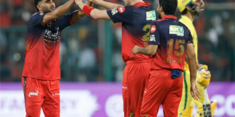 رائل چیلنجرس بنگلورو نے بنایا چنئی سپر کنگس کے خلاف سب سے بڑا اسکور
