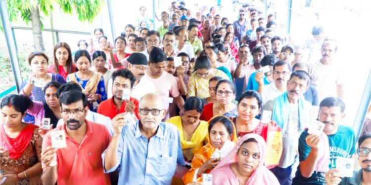 تاریخ میں پہلی مرتبہ ریکارڈ ووٹنگ91 فیصد