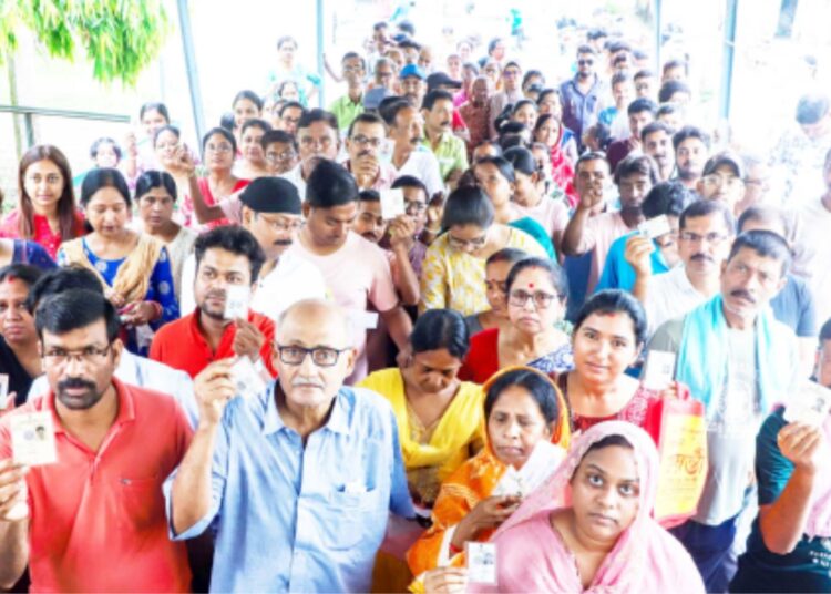 تاریخ میں پہلی مرتبہ ریکارڈ ووٹنگ91 فیصد