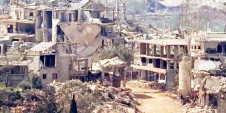 جنوبی لبنان میں تقریباً 1000 اہداف تباہ !