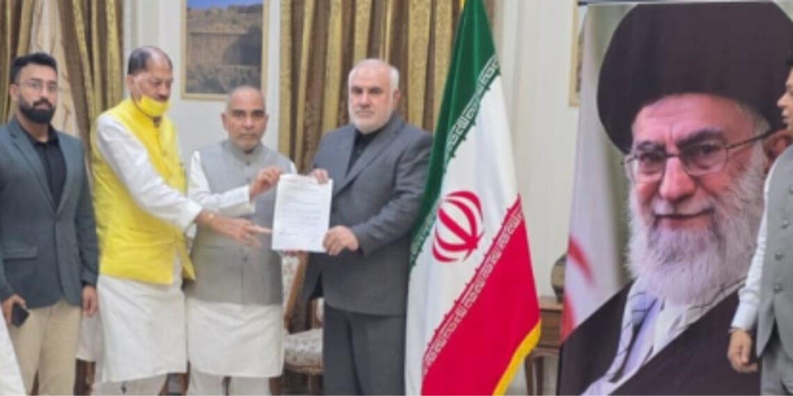 آل انڈیا مسلم محاذنے ایرانی سفارتخانے میں شہید آیت اللہ علی خامنہ ای کو خراجِ عقیدت پیش کیا