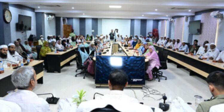 بھاگلپور میں عازمینِ حج کیلئے دعائیہ و اعزازی تقریب کا شاندار انعقاد