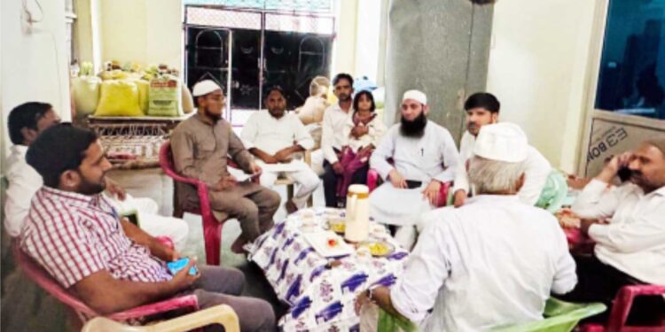 اُردوزبان کےفروغ کے سلسلے میں تنظیم انتظامیہ کی میٹنگ منعقد