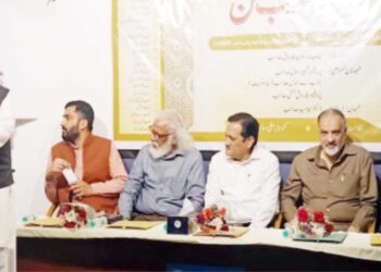 تہذیب فاؤنڈیشن کے زیر اہتمام محفل تہذیب سخن منعقدکیا