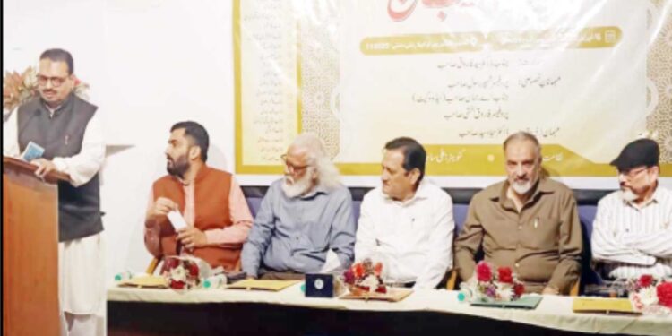 تہذیب فاؤنڈیشن کے زیر اہتمام محفل تہذیب سخن منعقدکیا